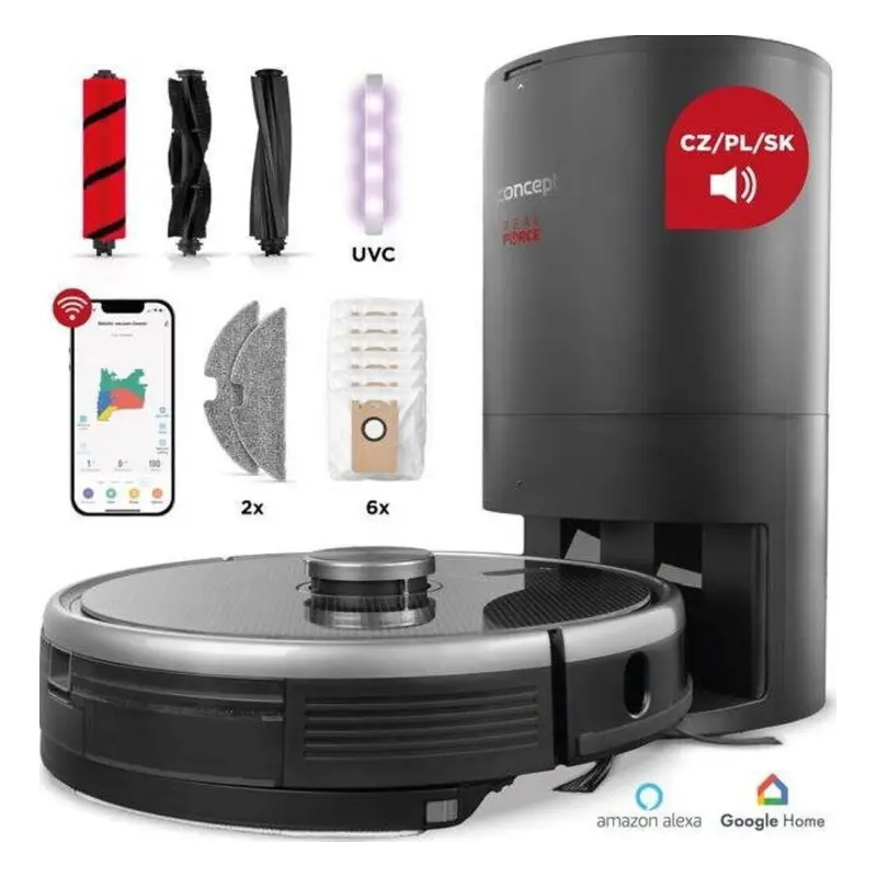 Concept VR3520n 3v1 Real Force Laser Complete Clean Care UVC