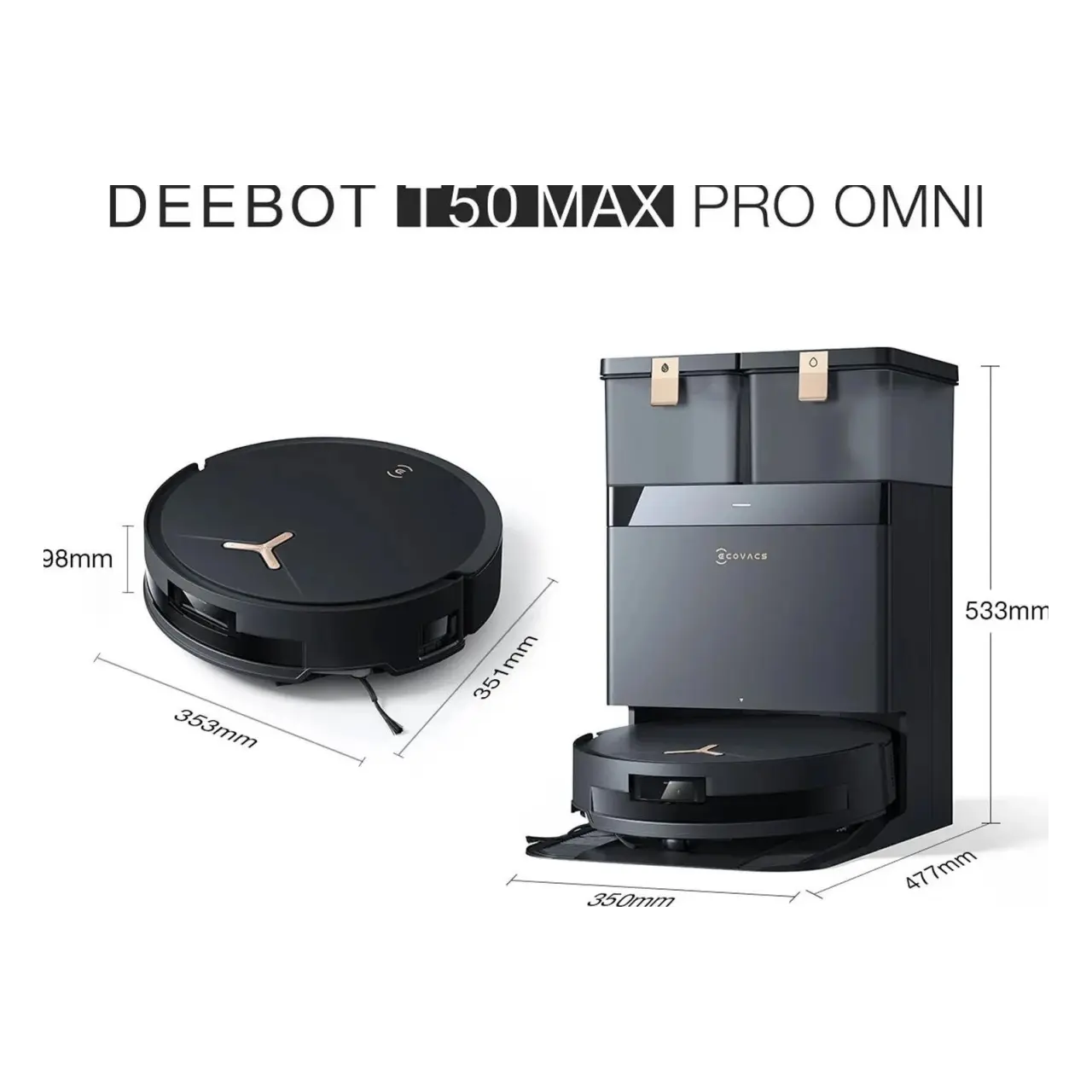Ecovacs Deebot T50 Max Pro Omni