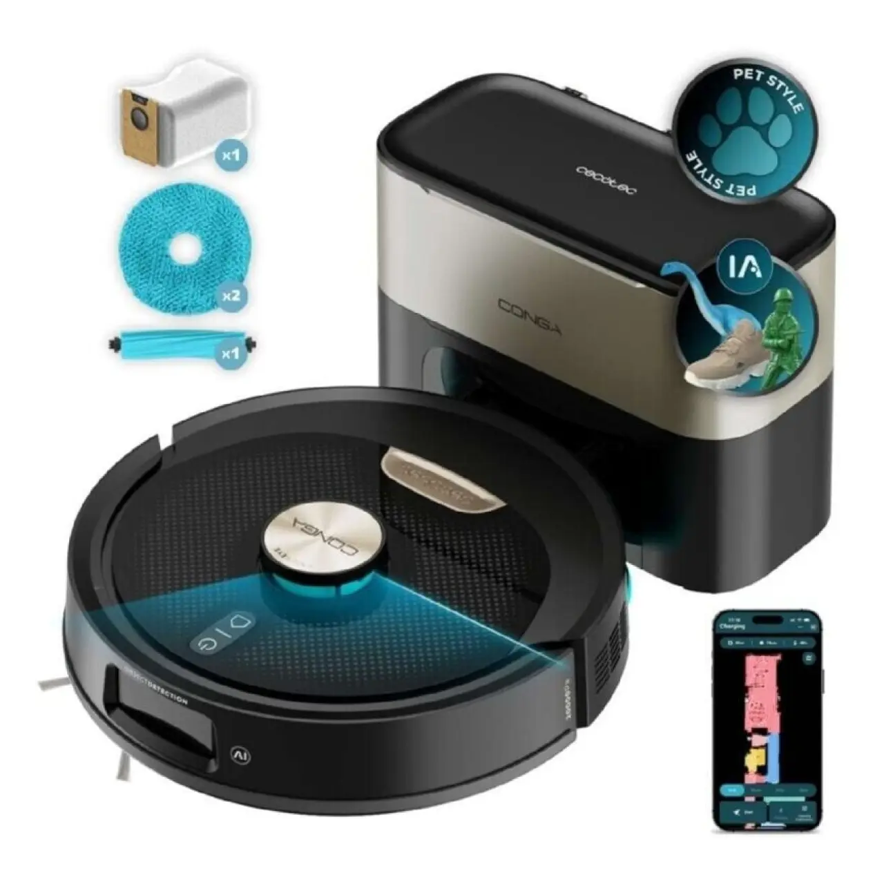 Cecotec Conga Y100 Spin AI